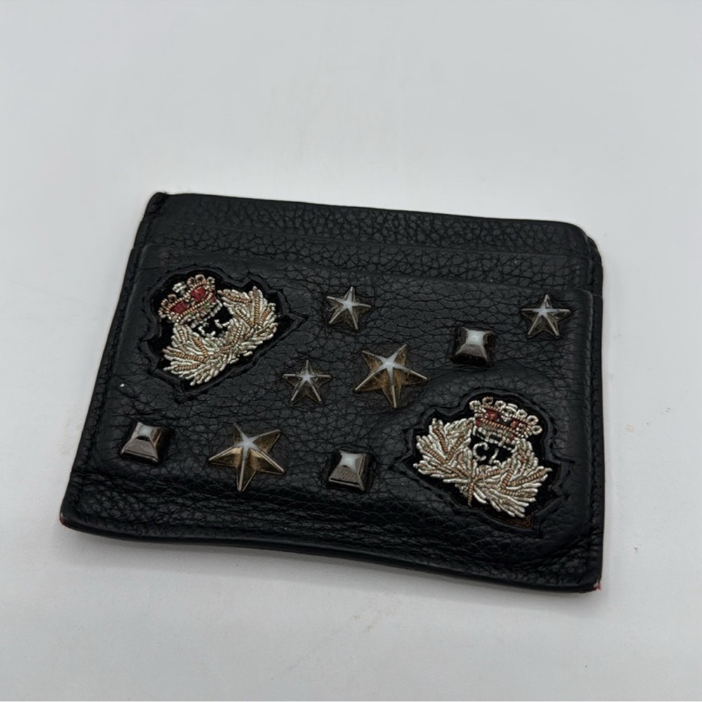 CHRISTIAN LOUBOUTIN Black Cardholder - Picture 3 of 4